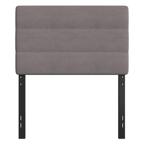 Flash Furniture Gray Tufted Fabric Upholstered Twin Headboard TW-3WLHB21-GY-T-GG